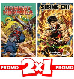 Panini España S.A. 2X1: Hombre Hormiga Mundo Colmena + Shang-Chi 01
