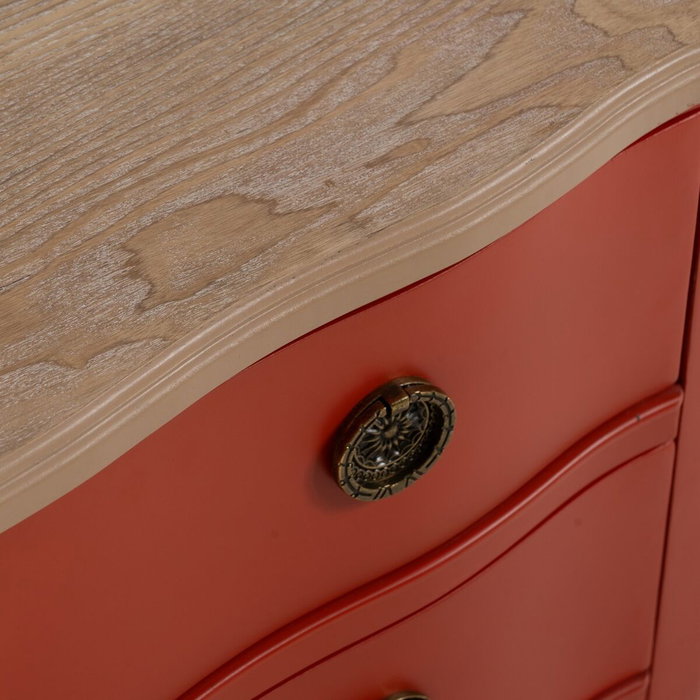 Ixia Mesita Terracota Madera 80 x 38 x 65,50 cm Ixia Mesita Terracota Madera 80 x 38 x 65,50 cm