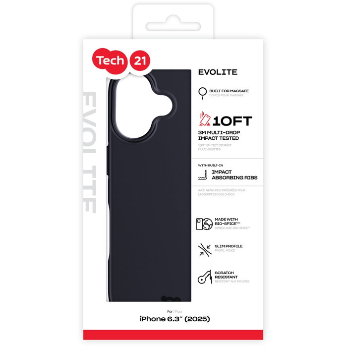 Tech21 EvoLite Case MagSafe para iPhone 17 - Black