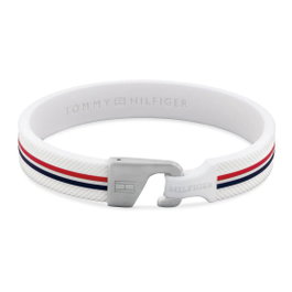 Tommy Hilfiger Pulsera Clark 2790607 para Hombre en Blanco