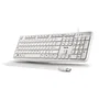 NGS Heritage Teclado Blanco QWERTY Español USB