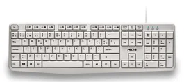 NGS Heritage Teclado Blanco QWERTY Español USB