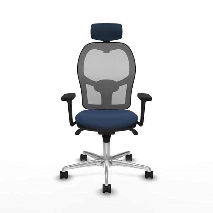 PIQUERAS Y CRESPO Silla de oficina Jorquera Azul marino y Gris PIQUERAS Y CRESPO Silla de oficina Jorquera Azul marino y Gris