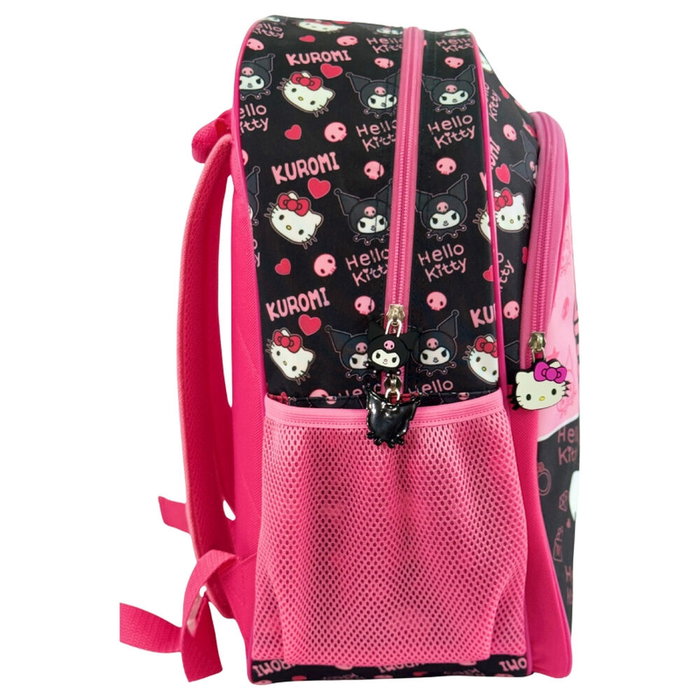 MANENTI Mochila Kuromi & Hello Kitty 40cm