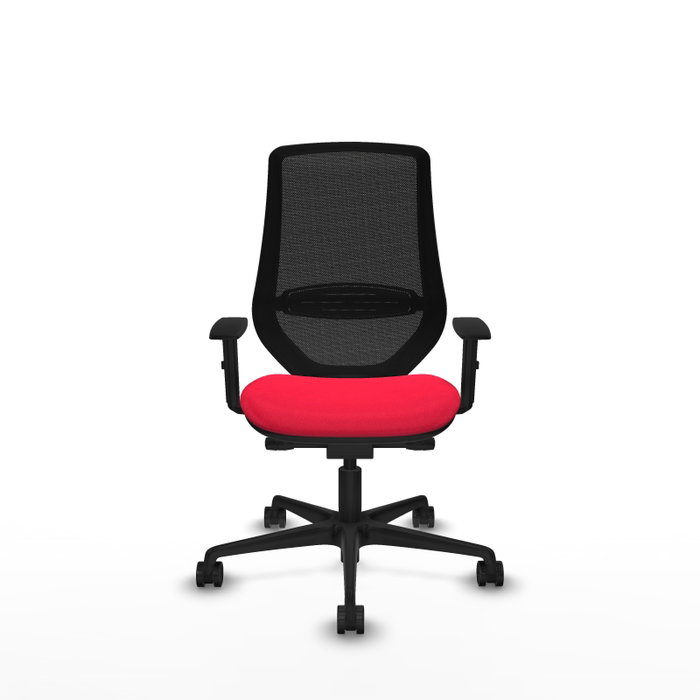 PIQUERAS Y CRESPO Silla de oficina Mardos con mecanismo Sincro/Traslack, Rojo/Negro PIQUERAS Y CRESPO Silla de oficina Mardos con mecanismo Sincro/Traslack, Rojo/Negro