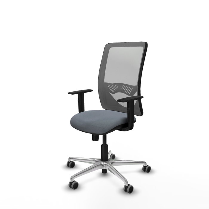 PIQUERAS Y CRESPO Silla de oficina Zulema Gris con mecanismo Sincro PIQUERAS Y CRESPO Silla de oficina Zulema Gris con mecanismo Sincro