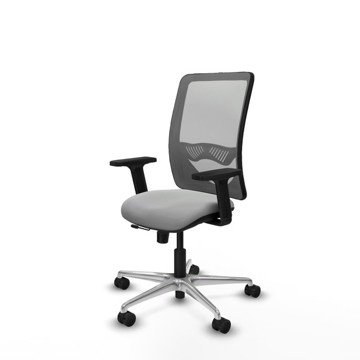 PIQUERAS Y CRESPO Silla de oficina Zulema con mecanismo Sincro/Traslack, Gris