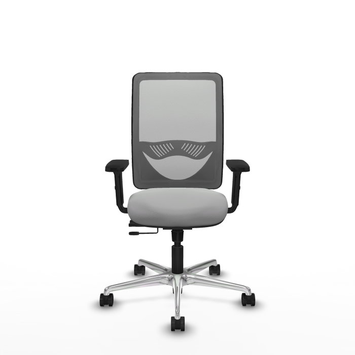 PIQUERAS Y CRESPO Silla de oficina Zulema con mecanismo Sincro/Traslack, Gris