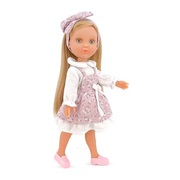 Berjuan Muñeca EVA Rubio Natural Pelo Largo con Vestido de Flores Lila Berjuan Muñeca EVA Rubio Natural Pelo Largo con Vestido de Flores Lila