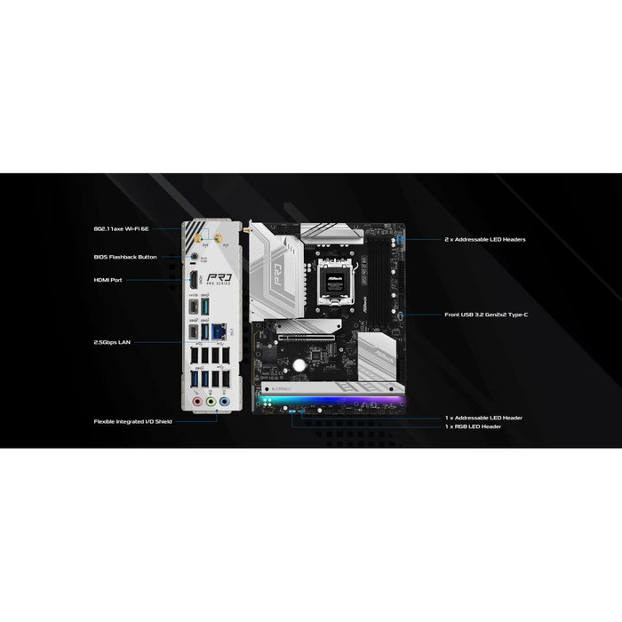 ASRock B850 Pro RS WiFi AM5 DDR5 ATX ASRock B850 Pro RS WiFi AM5 DDR5 ATX