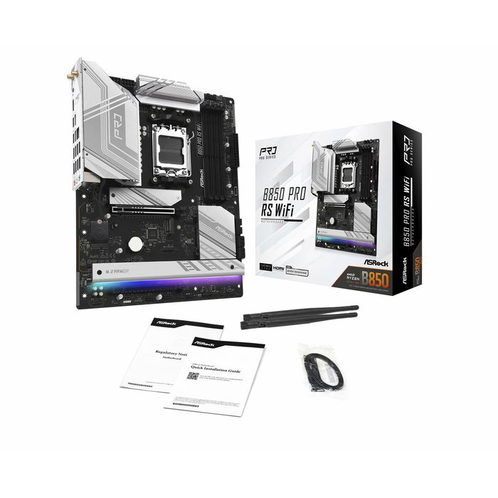 ASRock B850 Pro RS WiFi AM5 DDR5 ATX ASRock B850 Pro RS WiFi AM5 DDR5 ATX