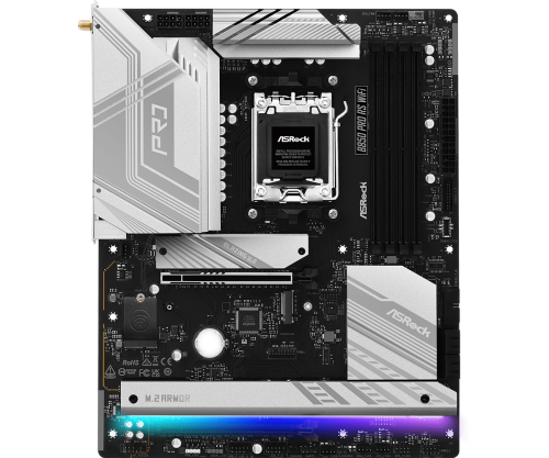 ASRock Placa Base B850 Pro RS WiFi, AMD B850, Zócalo AM5, DDR5, ATX, 90-MXBQL0-A0UAYZ