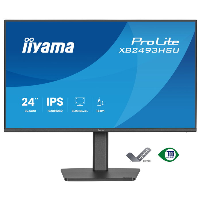 iiyama ProLite XB2493HSU-B1 Monitor IPS 23,8 pulg. Full HD 120Hz Negro iiyama ProLite XB2493HSU-B1 Monitor IPS 23,8 pulg. Full HD 120Hz Negro