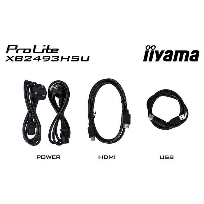 iiyama ProLite XB2493HSU-B1 Monitor IPS 23,8 pulg. Full HD 120Hz Negro iiyama ProLite XB2493HSU-B1 Monitor IPS 23,8 pulg. Full HD 120Hz Negro