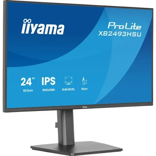 Iiyama XB2493HSU-B1 Monitor 23.8" 1920x1080 Full HD LED IPS, Altura Ajustable, HDMI, DisplayPort, USB Iiyama XB2493HSU-B1 Monitor 23.8" 1920x1080 Full HD LED IPS, Altura Ajustable, HDMI, DisplayPort, USB