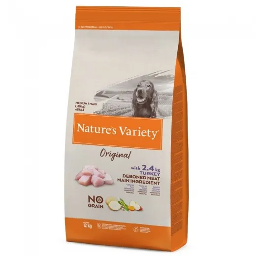 Nature's Variety Dog Healthy Grain Medium Adult Pavo 12 kg Alimento para Perros Nature's Variety Dog Healthy Grain Medium Adult Pavo 12 kg Alimento para Perros