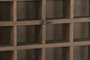 DKD Home Decor Panel Decorativo de Madera Letras Imprenta Marrón