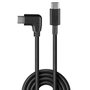 Lindy 32004 Cable USB 2.0 con conectores USB C, 0,5 m, Negro