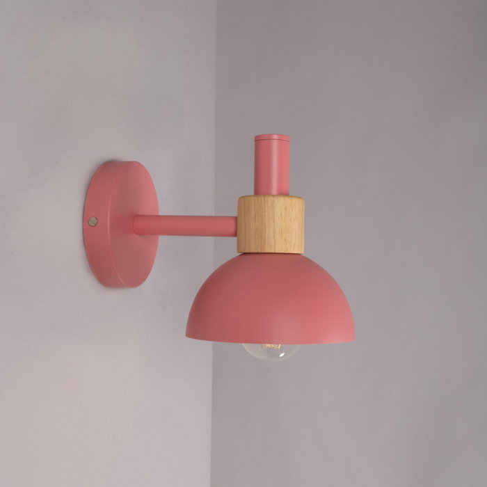 Aplique de Pared Hachimancho SKD-W1006, Diseño Elegante con Bombilla LED E27, Acabados de Máxima Calidad