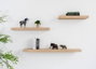 DKD Home Decor Repisa de Madera de Hevea 80x20x5