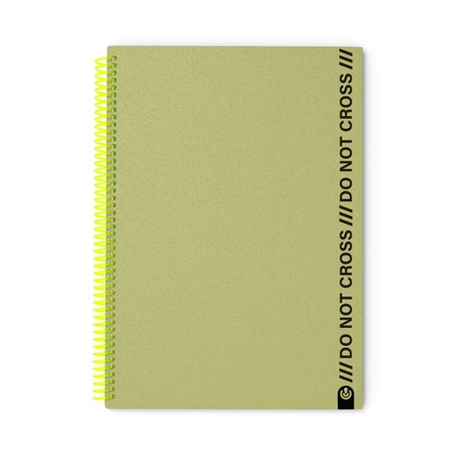 Bloc Carchivo Do Not Cross Tapa Pp Foam A4 100H Horizontal Army Green (Set de 4) Bloc Carchivo Do Not Cross Tapa Pp Foam A4 100H Horizontal Army Green (Set de 4)