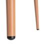 Silla Apilable Aluminio-Rattán Pe 56 X 58 X 76 cm (Set de 2)
