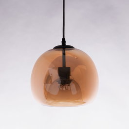 Lámpara Colgante Hialeah de Cristal y Metal