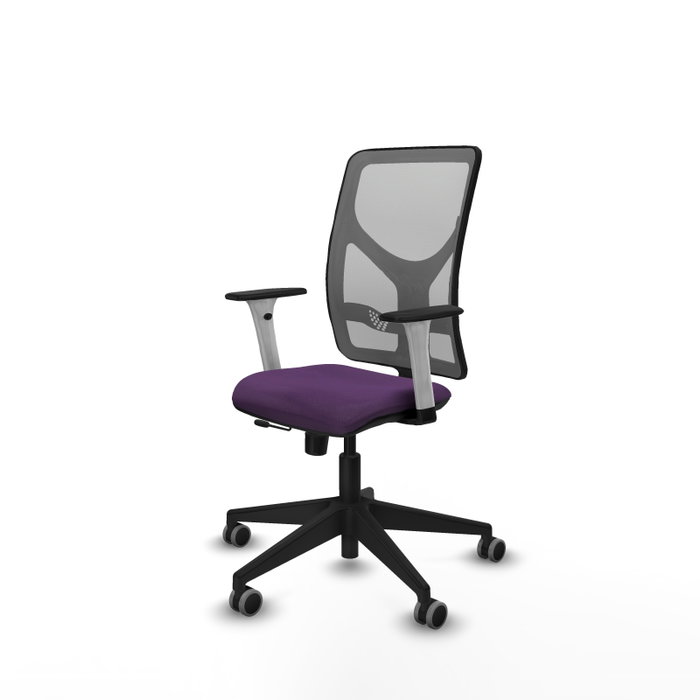 PIQUERAS Y CRESPO Silla de oficina Motilla con mecanismo Sincro/Traslack Morado y Gris PIQUERAS Y CRESPO Silla de oficina Motilla con mecanismo Sincro/Traslack Morado y Gris