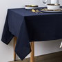 Home Deco Factory Mantel Azul Marino 140x250 cm Poliéster-Algodón