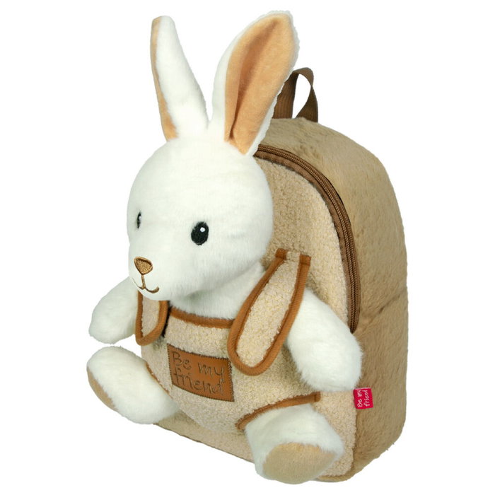 PERLETTI Mochila con peluche conejo 27x21x9cm PERLETTI Mochila con peluche conejo 27x21x9cm
