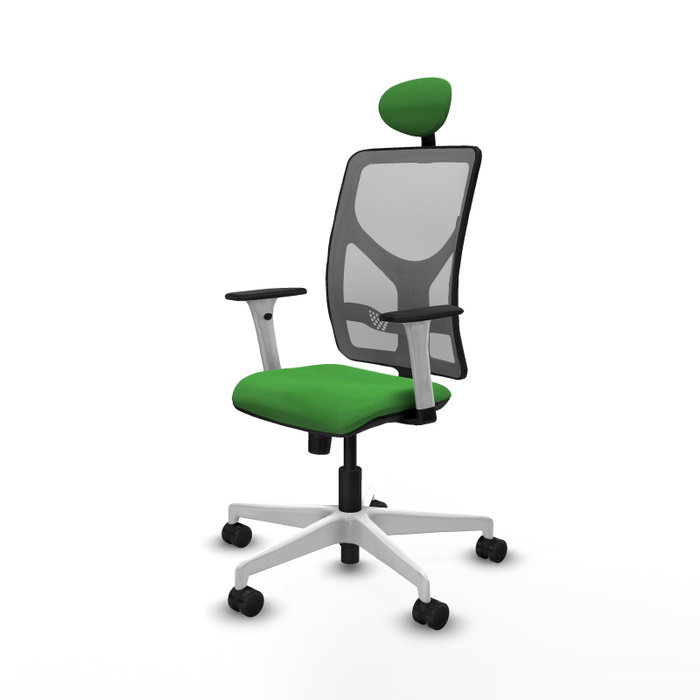 PIQUERAS Y CRESPO Silla de oficina Motilla con Mecanismo Sincro Verde y Gris PIQUERAS Y CRESPO Silla de oficina Motilla con Mecanismo Sincro Verde y Gris