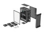 Genesis Irid 505F Caja Gaming Middle Tower Negra sin Fuente 2xUSB 3.0 Ventana 120mm
