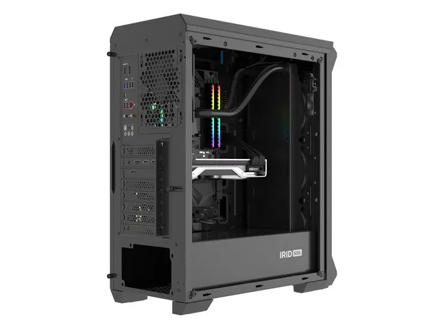 Genesis Irid 505F Caja Gaming Middle Tower Negra sin Fuente 2xUSB 3.0 Ventana 120mm Genesis Irid 505F Caja Gaming Middle Tower Negra sin Fuente 2xUSB 3.0 Ventana 120mm