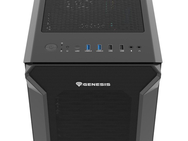 Genesis Irid 505F Caja Gaming Middle Tower Negra sin Fuente 2xUSB 3.0 Ventana 120mm Genesis Irid 505F Caja Gaming Middle Tower Negra sin Fuente 2xUSB 3.0 Ventana 120mm
