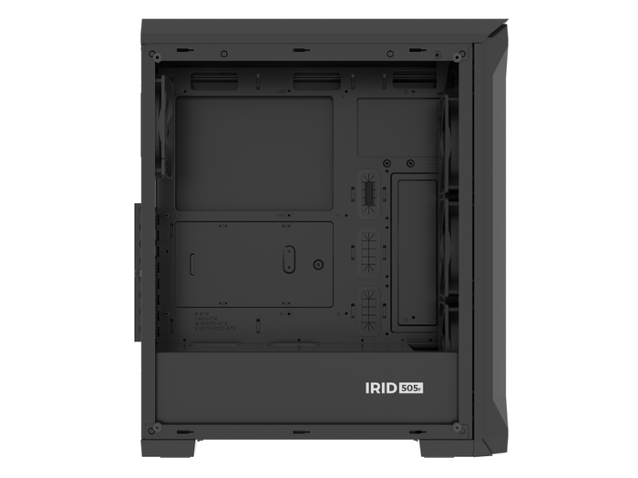 GENESIS Irid 505F Midi Tower Negro Gaming, Vidrio Templado GENESIS Irid 505F Midi Tower Negro Gaming, Vidrio Templado