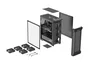 Genesis Irid 505F Caja Midi Tower Negra con Vidrio Templado