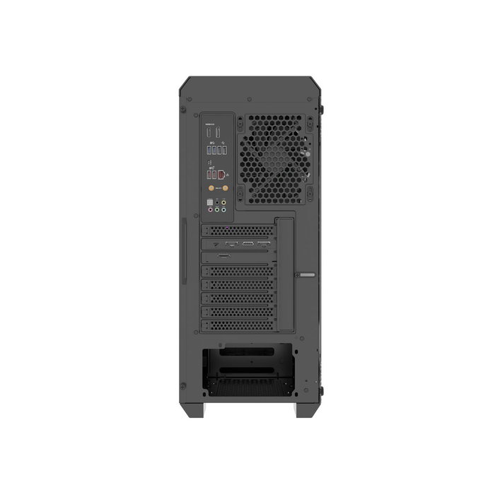 Genesis Irid 505F Caja Midi Tower Negra con Vidrio Templado