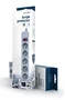Gembird Regleta Energenie SPG3-B-15C con 5 Enchufes Schuko, Cable 4.5m, Protección contra Sobretensiones, Interruptor Automático 16A, Color Gris