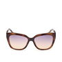 Guess Gafas Gafas de Sol GU7878 53Z 140 mm Mujer Cuadradas Havana 55 mm