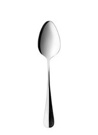 Summa Cuchara Mesa Baguette Acero Inoxidable 18/10 Plata Pulido Espejo 21.5 cm (Set de 12)