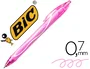 BIC Gelocity Quick Dry Retráctil Tinta Gel Rosa 0,7 mm (Set de 12)