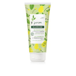 Klorane Junior Gel de Ducha Pera 200ml - Gel de Baño y Ducha Suave para Niños