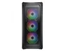 Cougar Archon 2 Mesh RGB - Caja PC Midi Tower Negra, Ventana Lateral de Cristal Templado, Compatible con ATX/micro-ATX/mini-in-itx, con 3 Ventiladores RGB Preinstalados