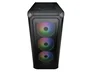 Cougar Archon 2 Mesh RGB - Caja PC Midi Tower Negra, Ventana Lateral de Cristal Templado, Compatible con ATX/micro-ATX/mini-in-itx, con 3 Ventiladores RGB Preinstalados
