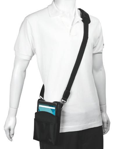 Mobilis Funda para Tablet con Cinturón y Correa para el Hombro, Bolsillo para Accesorios, Poliéster 1680D, Tamaños S/M/L