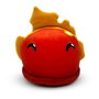 Slime Rancher Peluche Fire Slime Stickie 15 cm