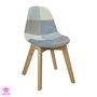 Home Deco Kids Silla Infantil Patchwork Azul