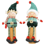 DKD Home Decor Figura de Elfo en Poliéster, Surtido de 2 unidades