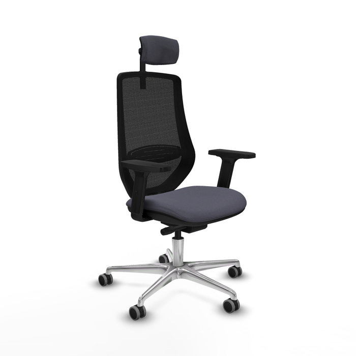 PIQUERAS Y CRESPO Silla de oficina Mardos con mecanismo Sincro/Traslack, Gris oscuro/Negro PIQUERAS Y CRESPO Silla de oficina Mardos con mecanismo Sincro/Traslack, Gris oscuro/Negro