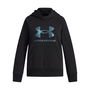 Sudadera con Capucha Niña Under Armour Rival Flc Shimmer Hdy Negro S
